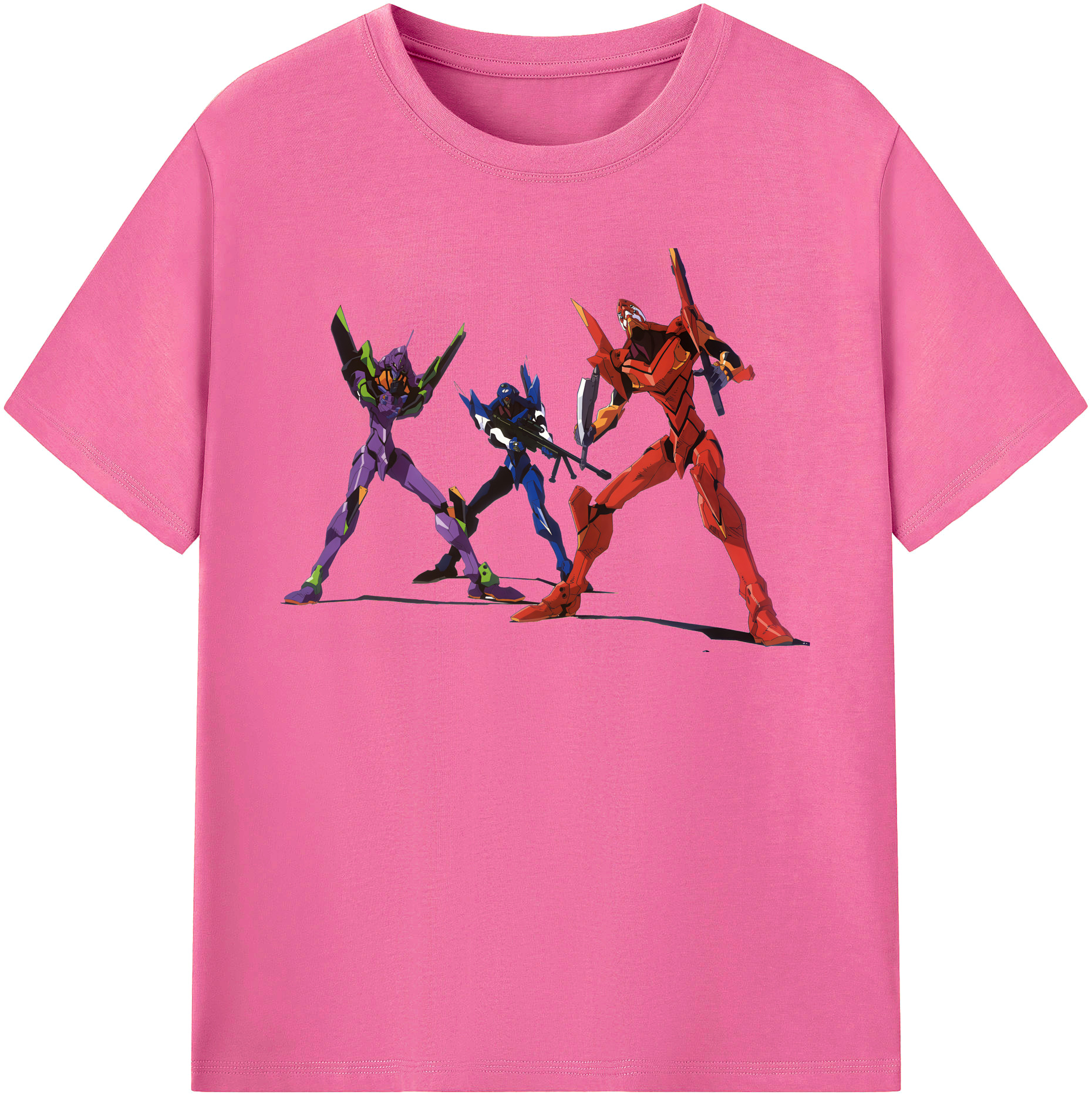 （画像用） EVA 新世紀エヴァンゲリオン レディースカジュアルプリントTシャツ（綿100％）